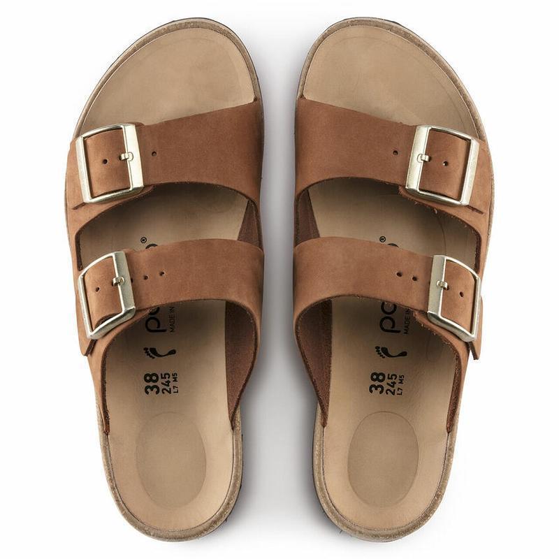 Birkenstock Papillio Gabriela Nubuck Læder Sandaler Dame Brune | DK 369ILH